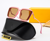 4-color women fashionletter temple sunglasses