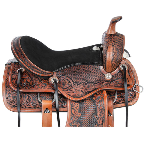All Natural Cowhide Western Leather Horse Saddle TACK