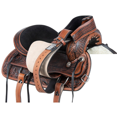 All Natural Cowhide Western Leather Horse Saddle TACK