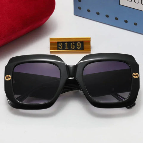 6 color luxury threaded  polarized sunglasses