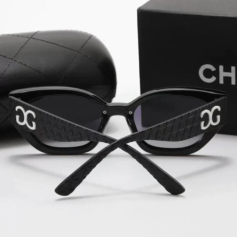 4-color fashion triangle rhombus temple polarized sunglasses