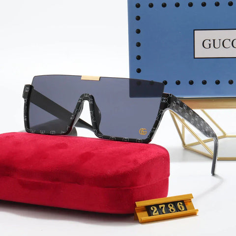 5 Colors One Piece  Printed Polarized Sunglasses