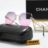 6 Colors Fashion Frameless Rhinestone Flower Polarized Sunglasses