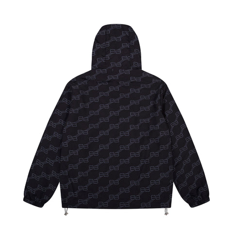 0906 New zipper print craft hoodie