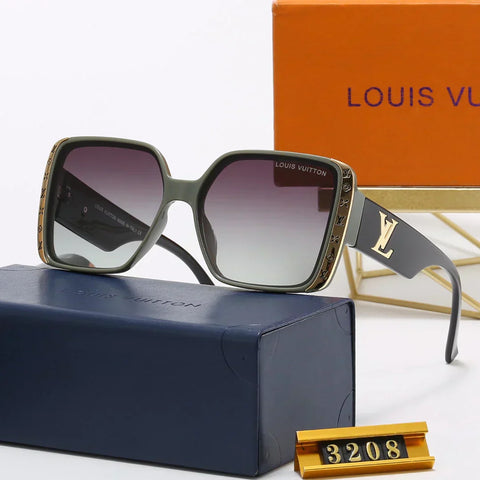 7  Colors Luxury Letter Print Frame Women's Fashion Sunglasses