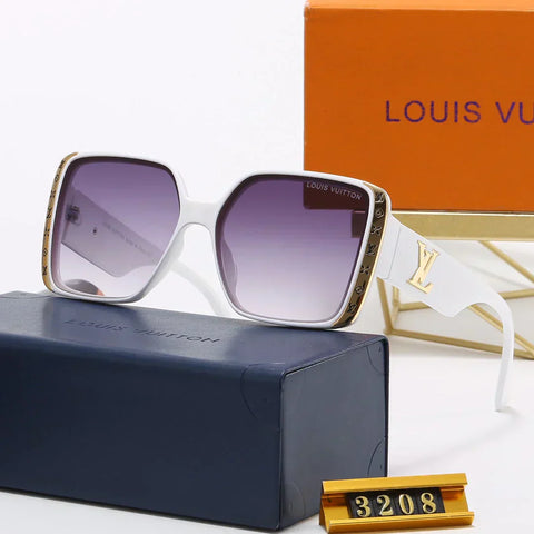 7  Colors Luxury Letter Print Frame Women's Fashion Sunglasses