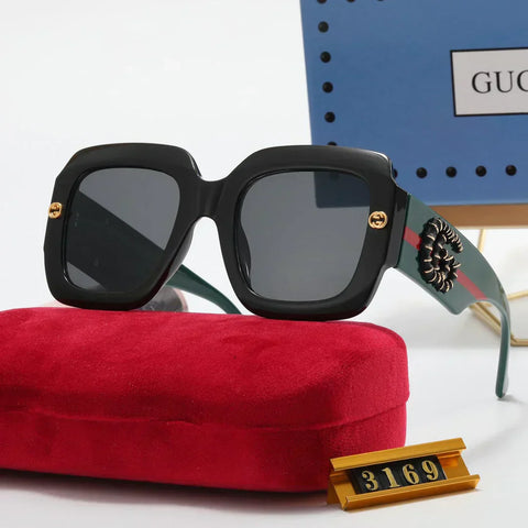 6 color luxury threaded  polarized sunglasses