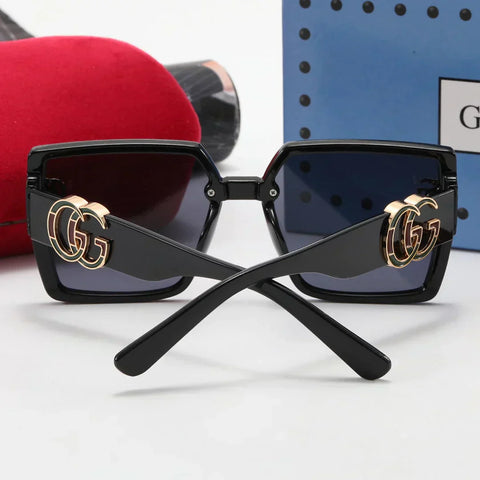 5-color fashion polarized sunglasses with letter temples