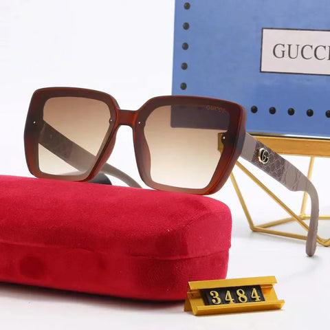 4-color fashion printing temple polarized sunglasses