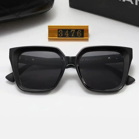 4-color double  rhombic temple polarized sunglasses