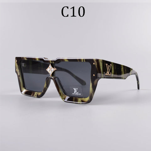 Square frame unisex sunglasses 1486