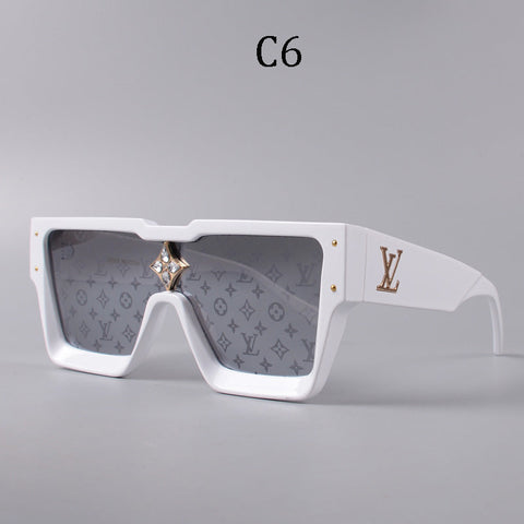 Square frame unisex sunglasses 1486