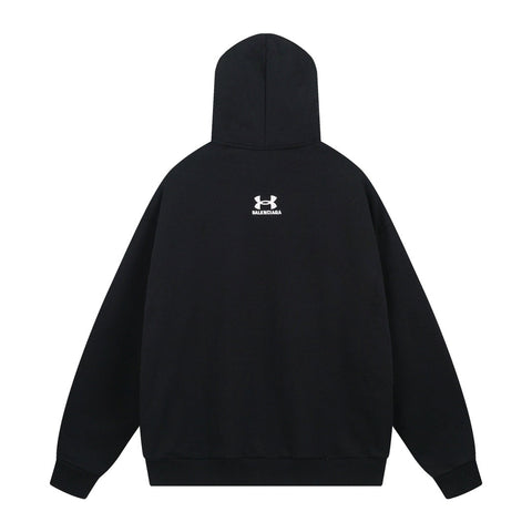 1021 New front and back embroidered cardigan hoodie