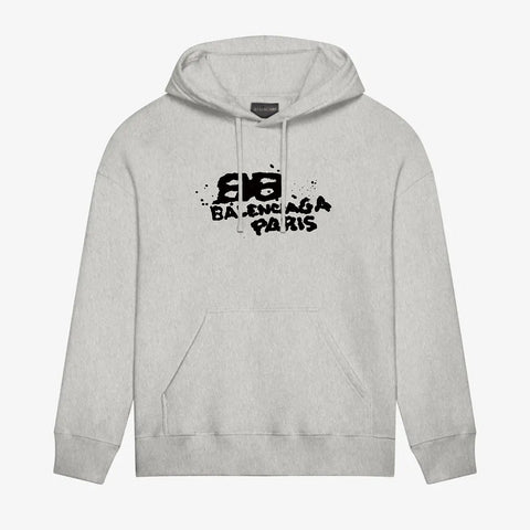 HAND DRAWN ICON Print Hoodie