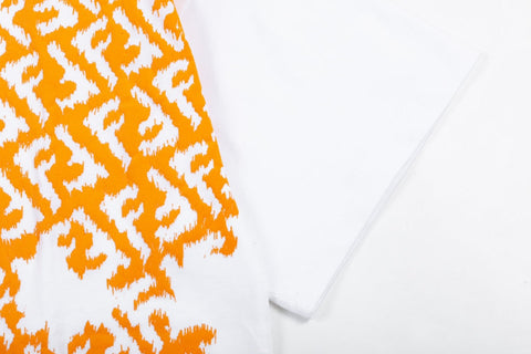 Logo Half Printed T-Shirt