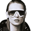 Wholesale Oversize Futuristic Shield Wraparound Visor Sunglasses